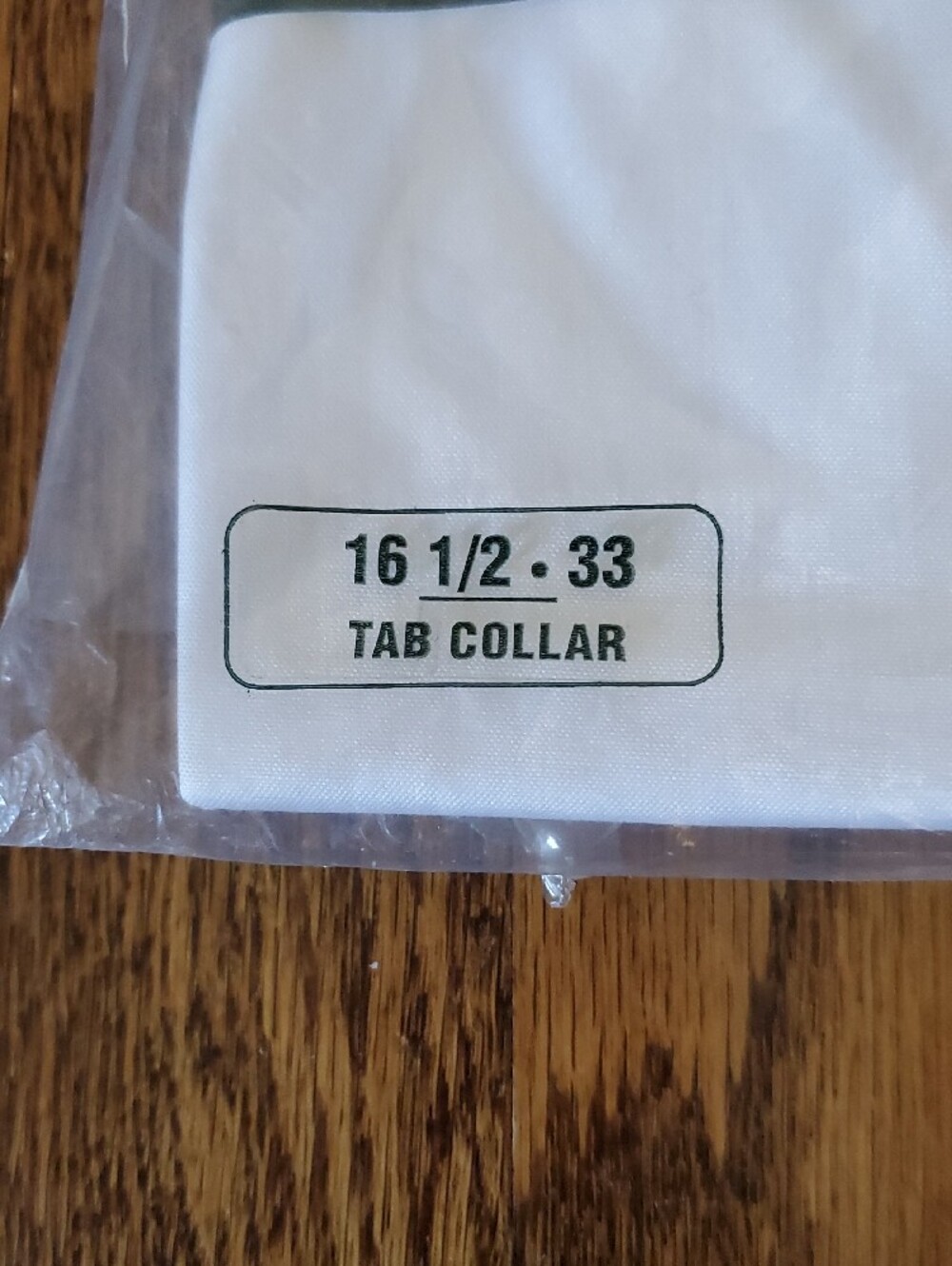 NWT Club Room White Men’s Dress Shirt - Tab Collar - Picture 2 of 4